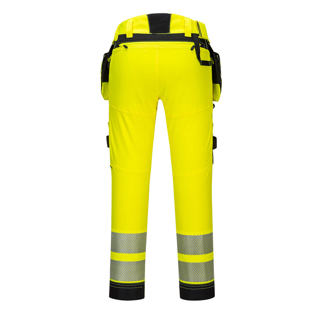 PORTWEST DX4 HI-VIS TROUSERS YELLOW