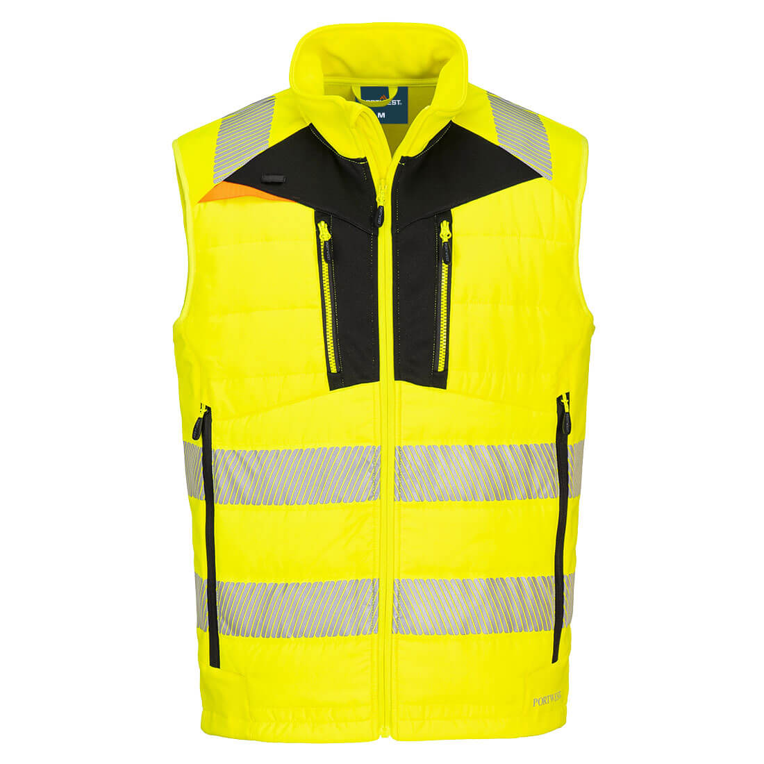 PORTWEST DX4 HI-VIS BAFFLE GILET