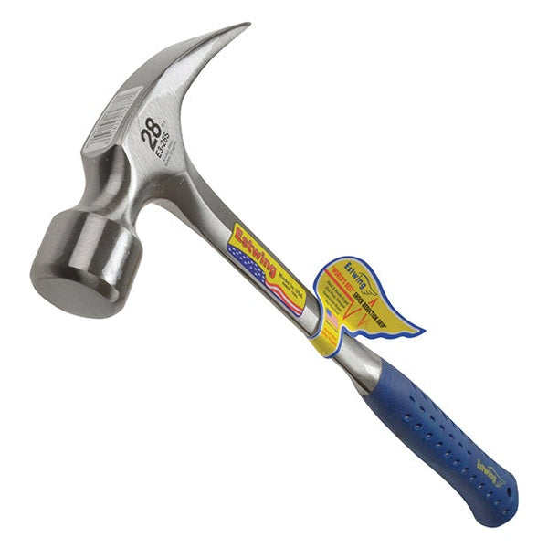 Estwing E3/28S Straight Claw Framing Hammer - Vinyl Grip 784g (28oz)