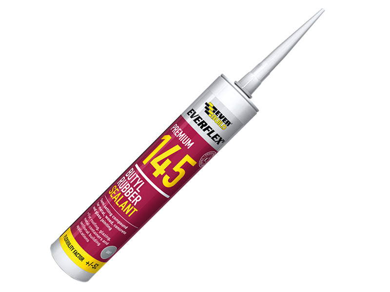 Everbuild Sika Everflex® 145 Butyl Rubber Sealant 300ml Grey