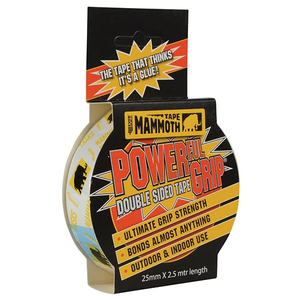 Everbuild Sika Powerful Grip Double-Sided Tape 25mm x 2.5m - Watson Hire