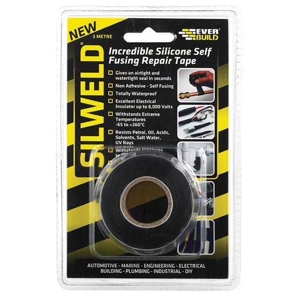 Everbuild Sika Silweld Tape 3m Black