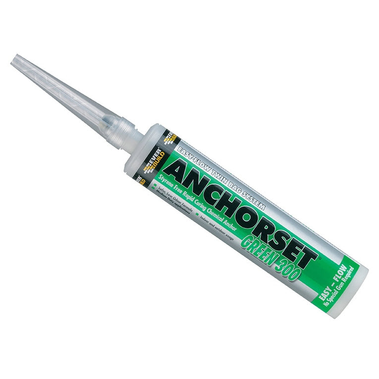 Everbuild Sika Green 300 Anchorset Chemical Anchor 300ml