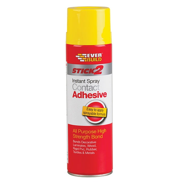 Everbuild Sika Stick 2 Spray Contact Adhesive 500ml