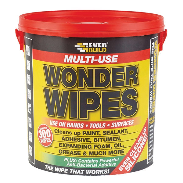 Everbuild Sika Giant Wonder Wipes (Tub 300)