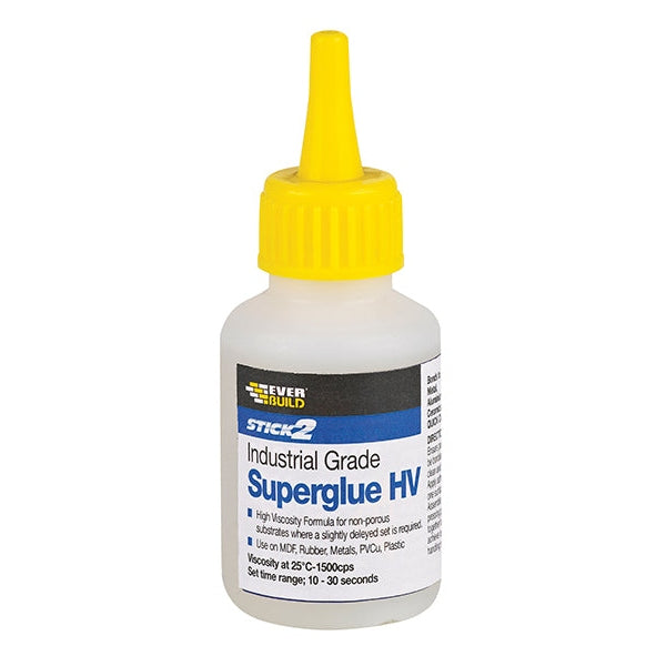 Everbuild Sika Industrial Superglue HV 20g