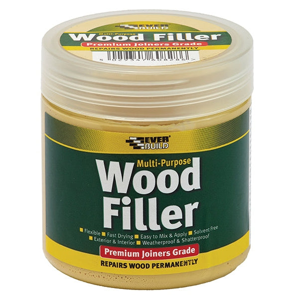 Everbuild Sika Multipurpose Premium Joiners Grade Wood Filler Pine 250ml
