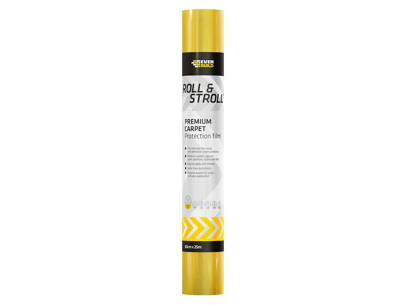 Everbuild Sika Roll & Stroll Premium Carpet Protector 600mm x 25m