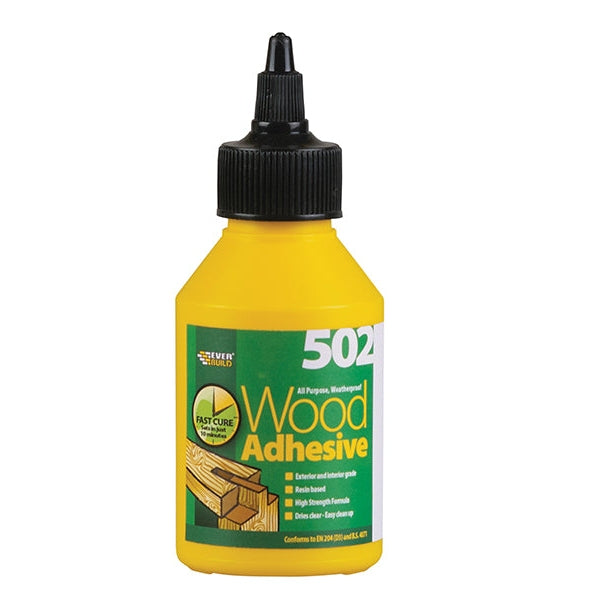 Everbuild Sika 502 All Purpose Weatherproof Wood Adhesive 125ml