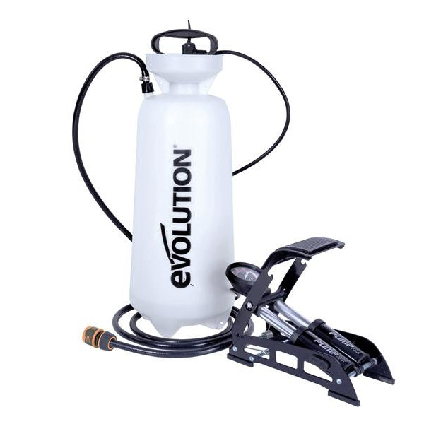 Evolution Pressurised Water Bottle with Foot Pump 15 litre