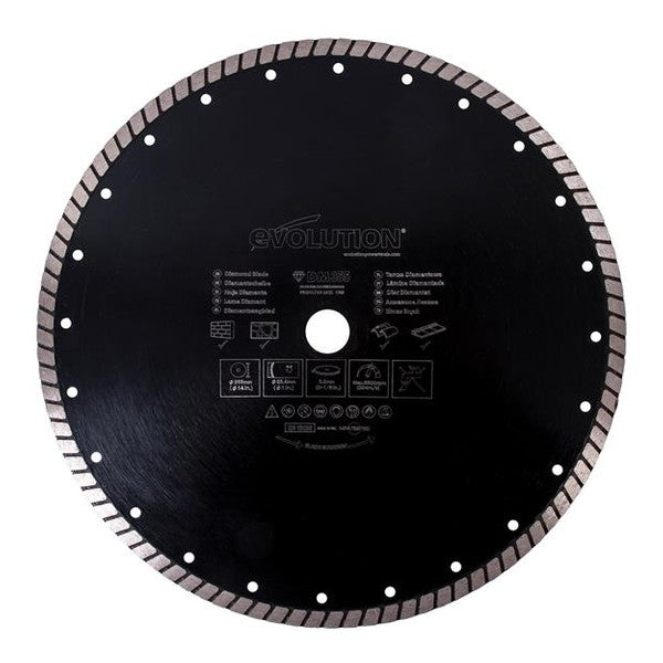 Evolution RAGE® Diamond Blade, Segmented Rim 355 x 25.4mm