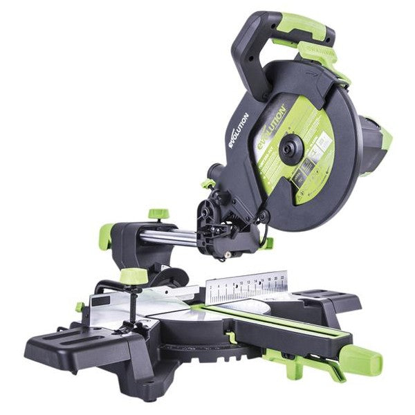 Evolution F255SMS TCT Multi-Material Sliding Mitre Saw 255mm 1600W 240V