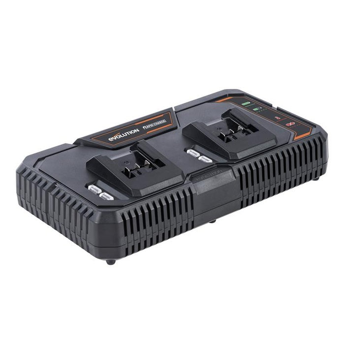 Evolution R18RCH-Li2 EXT Double Dock Rapid Charger 18V Li-ion