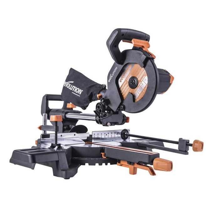 Evolution R210SMS-300+ Pro Multi-Material Sliding Mitre Saw 210mm 1500W 240V