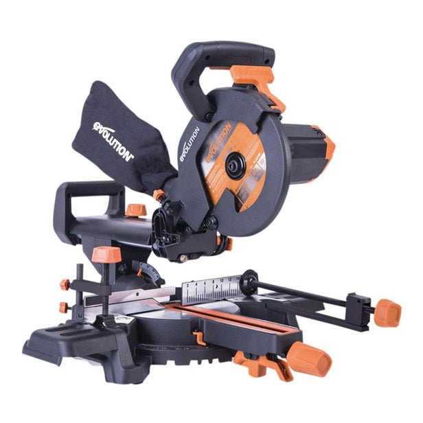 Evolution R210SMS+ Pro Multi-Material Sliding Mitre Saw 210mm 1500W 240V