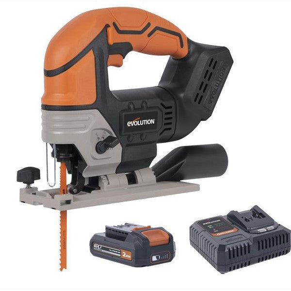 Evolution R90JGS-Li EXT Jigsaw 18V 1 x 2.0Ah Li-ion