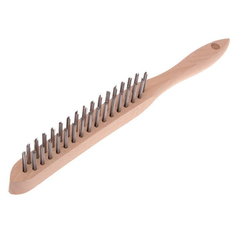 Faithfull 680/2 Heavy-Duty Scratch Brush - 2 Row - Watson Hire