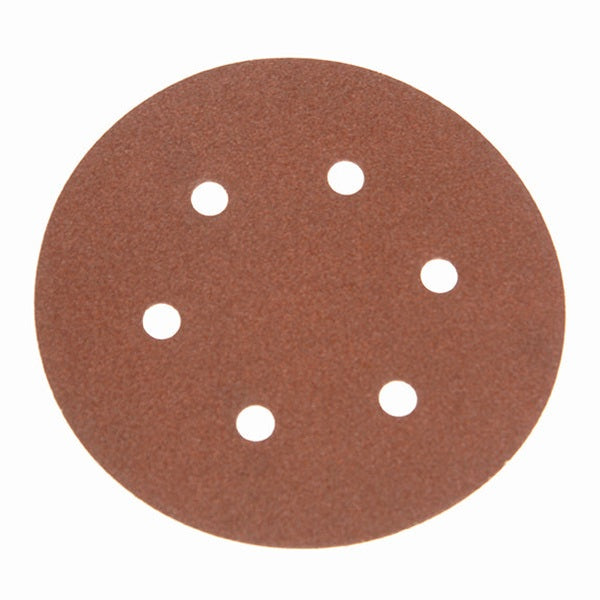 Faithfull Hook & Loop Sanding Disc DID2 Holed 150mm x 80G (Pack 25)