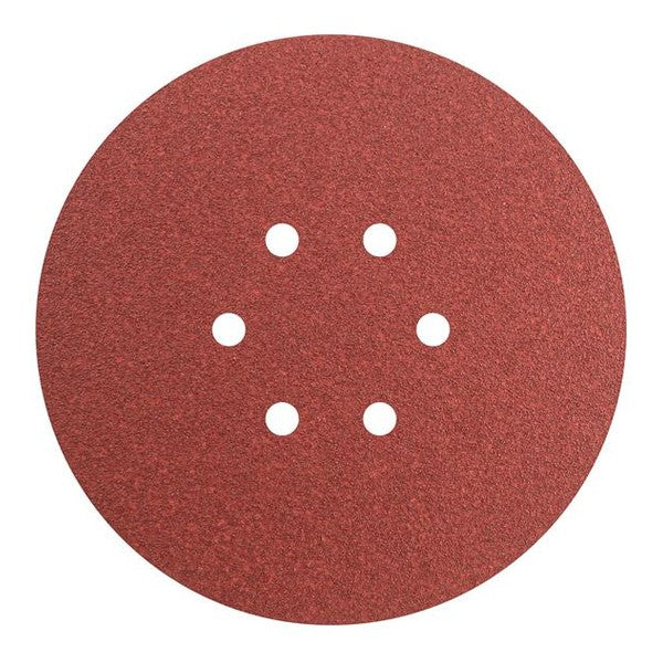 Faithfull Hook & Loop Sanding Disc DID2 Holed 150mm x 80G (Pack 5)