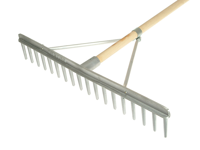 Faithfull Aluminium Landscape Rake Complete With Handle - Watson Hire