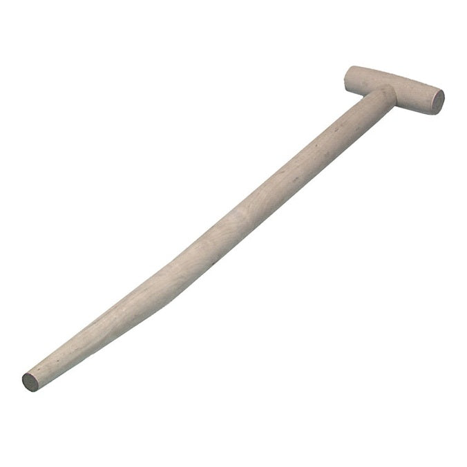 Faithfull Ash T-Handle Bent Taper 71cm (28in)