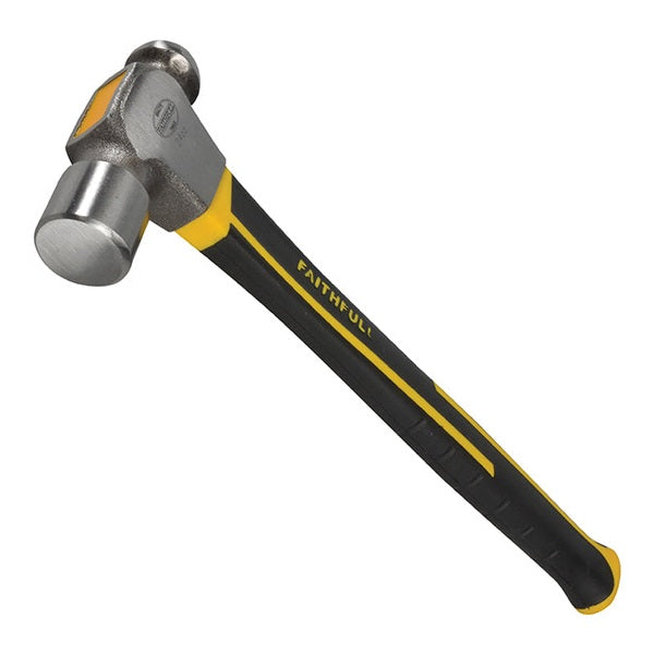 Faithfull Ball Pein Hammer Fibreglass Shaft 680g (24oz)