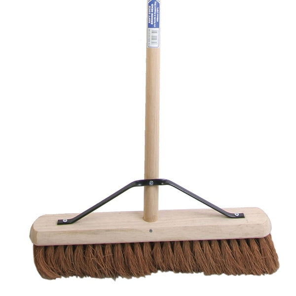Faithfull Broom Soft Coco 450mm (18in) + Handle & Stay