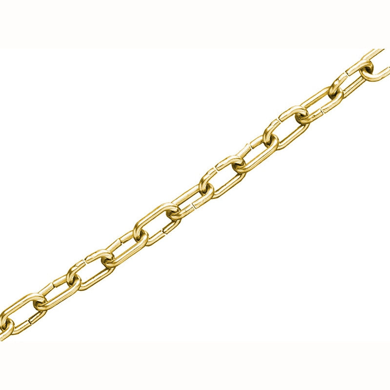 Faithfull Clock Chain Polished Brass 1.6mm x 10m