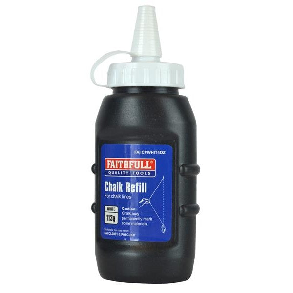 Faithfull Chalk Powder White 113g
