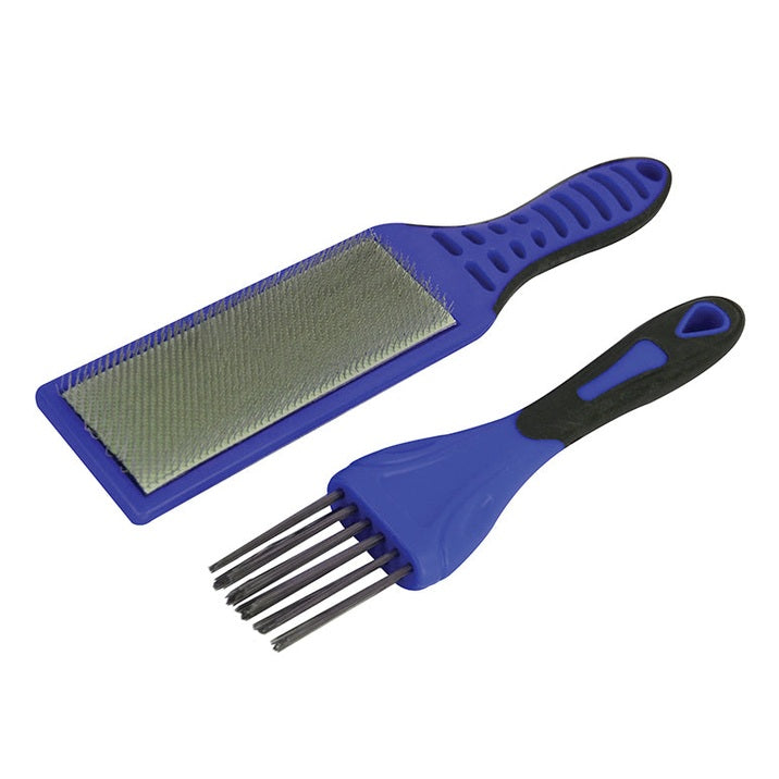 Faithfull 2 Piece File Card Brush Kit