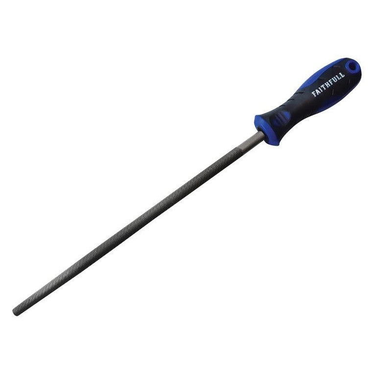 Faithfull Handled Round Second Cut Engineers File 250mm (10in)
