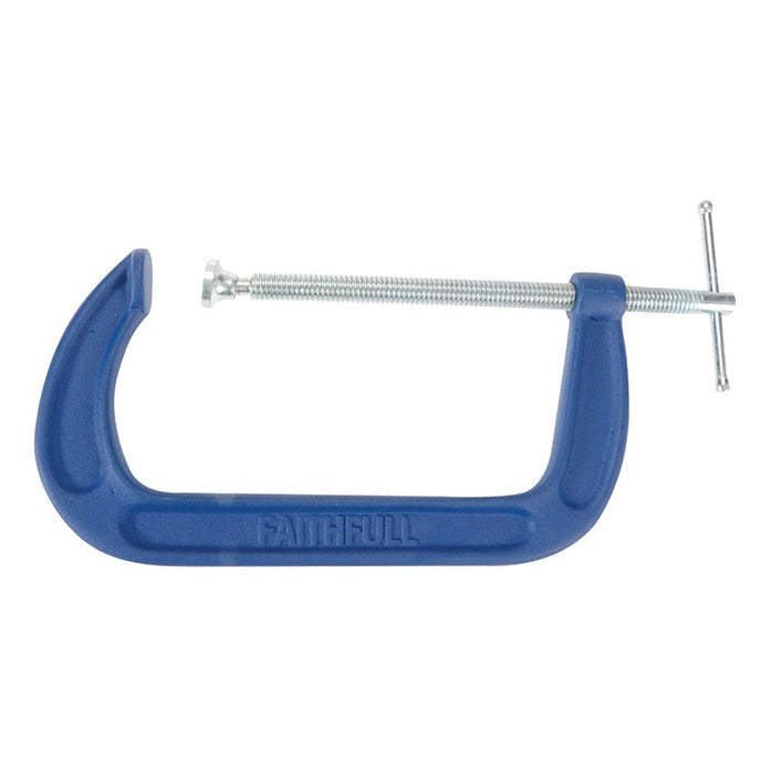 Faithfull Medium-Duty G-Clamp 200mm (8in)