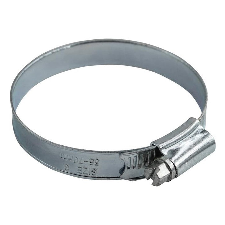 Faithfull 3 Hose Clip - Zinc MSZP 55 - 70mm