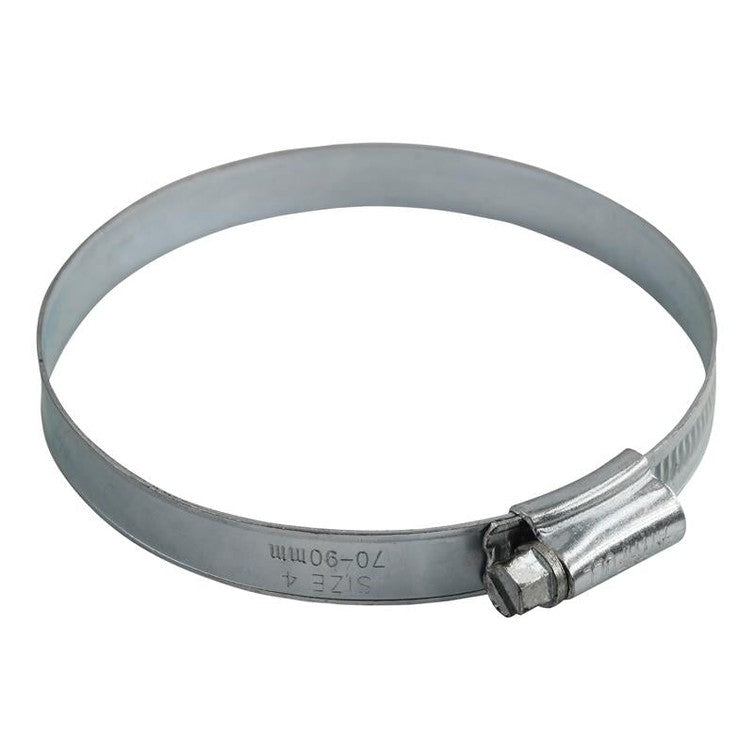 Faithfull 4 Hose Clip - Zinc MSZP 70 - 90mm