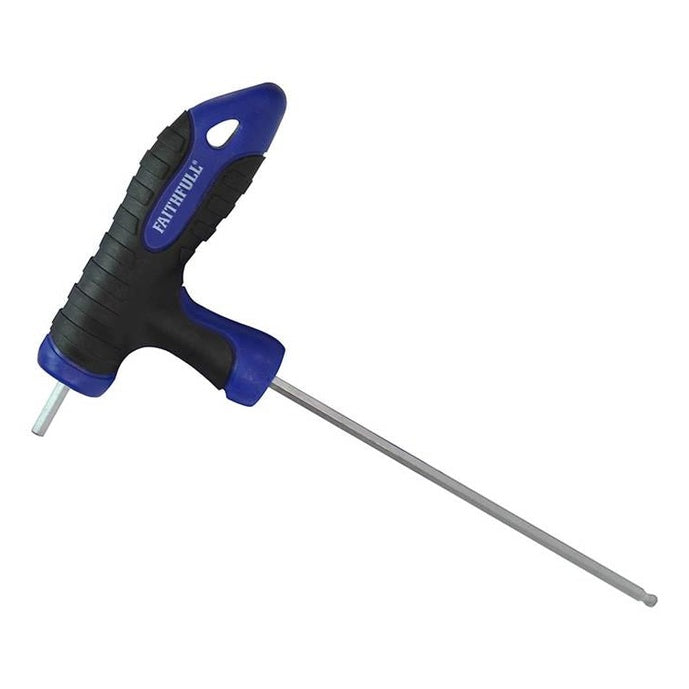 Faithfull Ball Ended T-Handle Hexagon Key 4mm