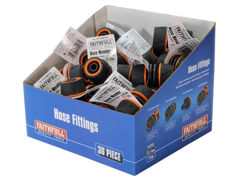 Faithfull Plastic Hose Mender (Box 30)