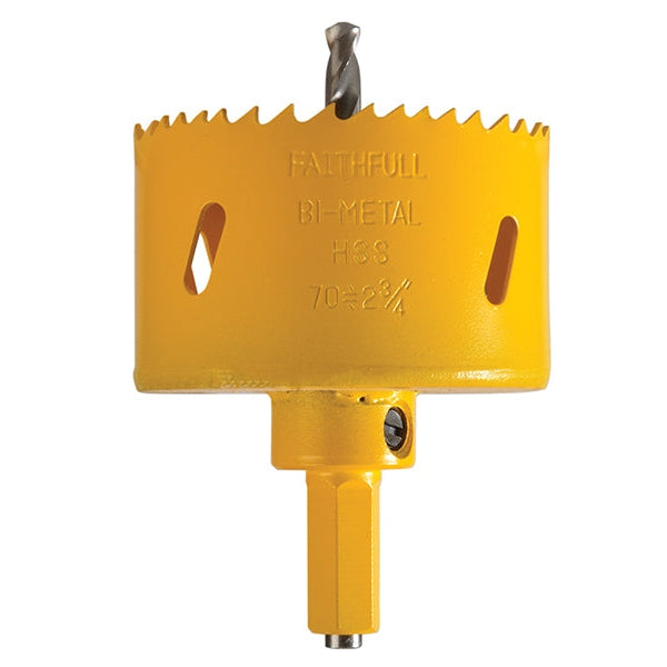 Faithfull Soffit Cutter Holesaw 70mm One Piece