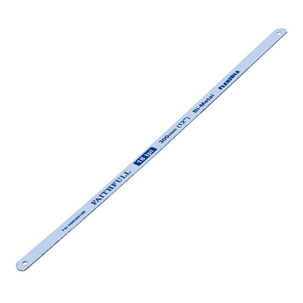 Faithfull Hacksaw Blades 300mm (12in) x 18 TPI (Pack 2)