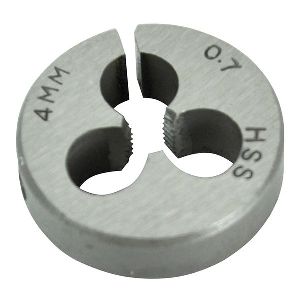 Faithfull HSS Straight Flute Split Die M4 x 0.7, 13/16in OD
