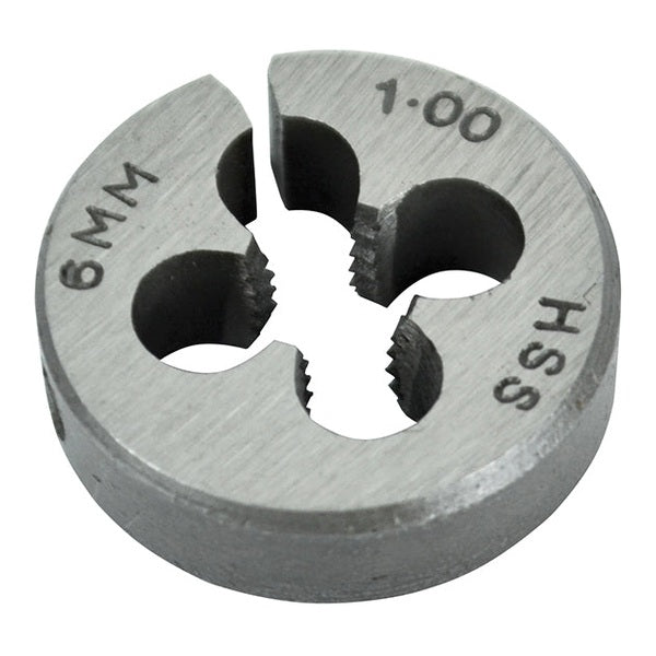 Faithfull HSS Straight Flute Split Die M6 x 1.0, 13/16in OD