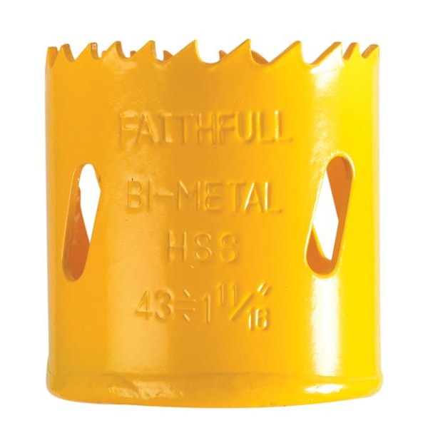 Faithfull Bi-Metal Cobalt Holesaw 43mm