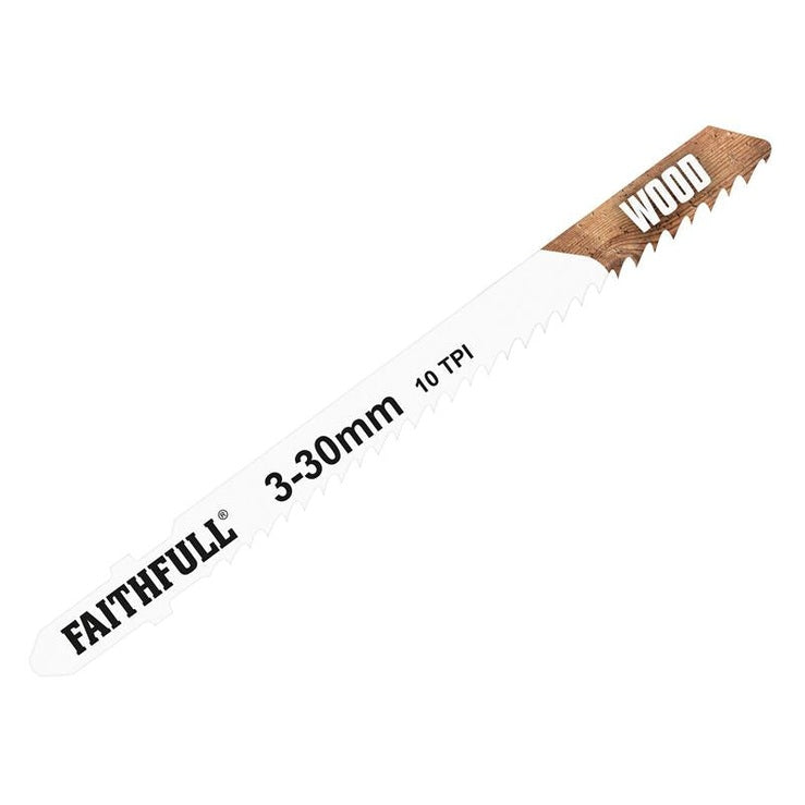 Faithfull Wood Jigsaw Blades Pack of 5 T101B