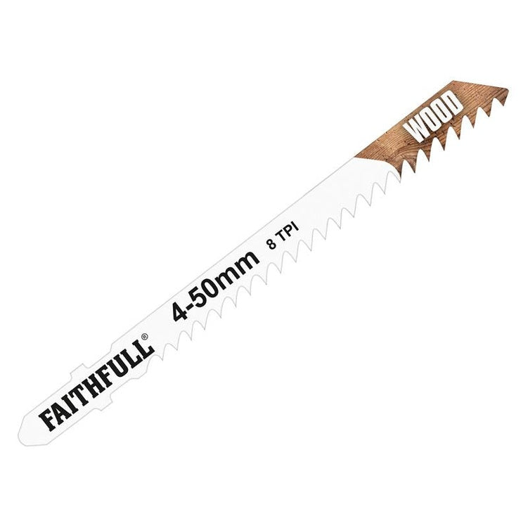 Faithfull Wood Jigsaw Blades Pack of 5 T111C