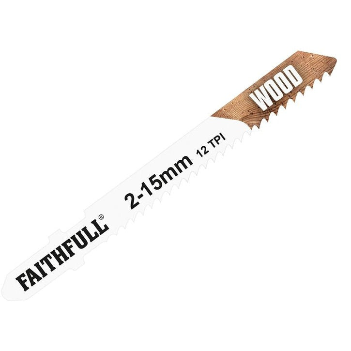 Faithfull Wood Jigsaw Blades Pack of 5 T119B