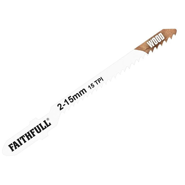 Faithfull Wood Jigsaw Blades Pack of 5 T119BO
