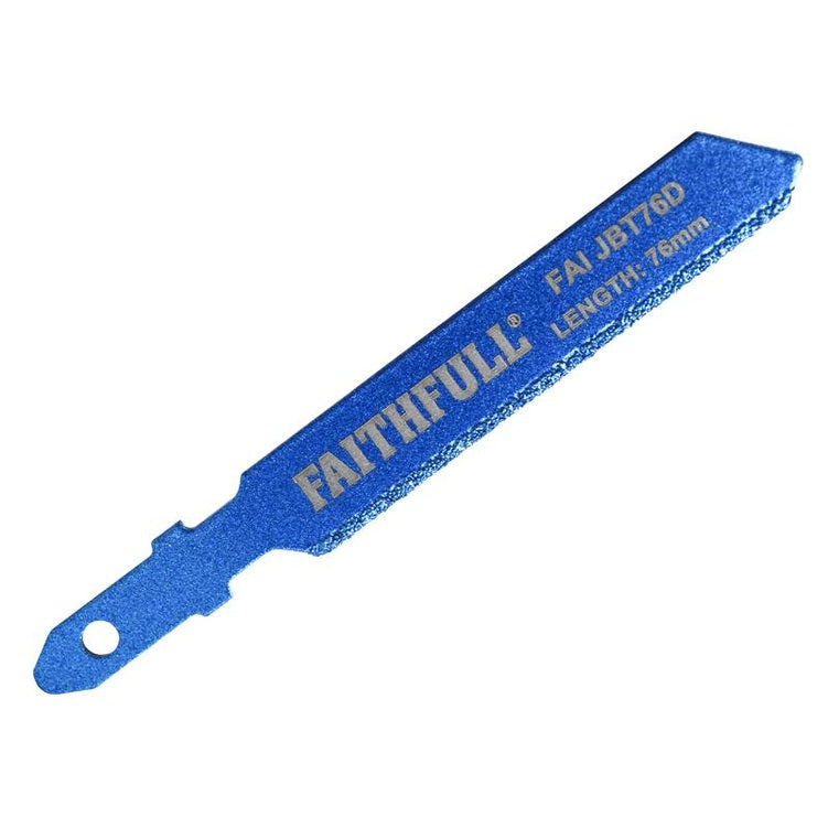 Faithfull Jigsaw Blade Diamond Grit 76mm