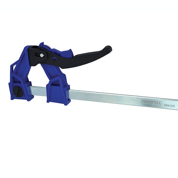Faithfull Heavy-Duty Lever Clamp Capacity 250mm