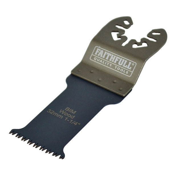 Faithfull Premium Arc Cut Hardwood Bi-Metal Blade 32mm