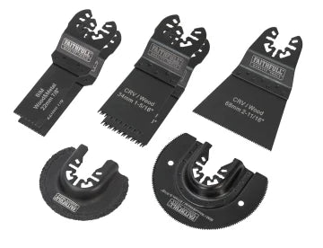 FAITHFULL 7 PIECE MULTI-TOOL BLADE SET