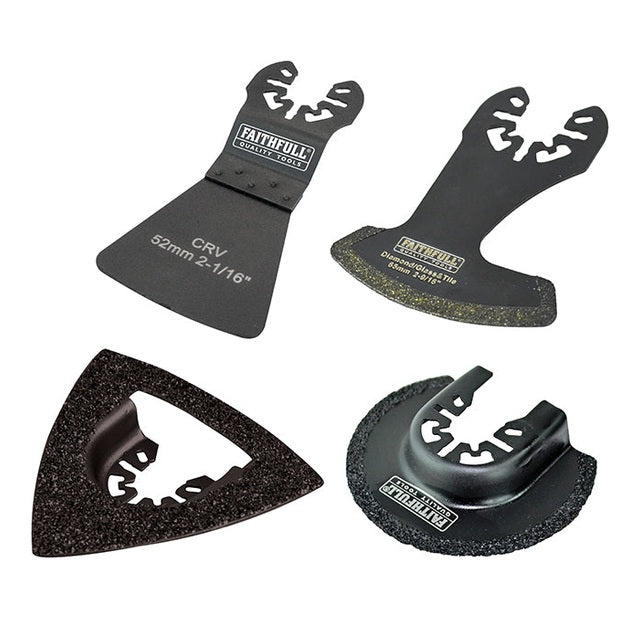 Faithfull Multi-Tool Tiling Kit, 4 Piece
